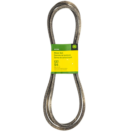 John Deere GX21395 front view belt, genuine OE quality for reliable performance.