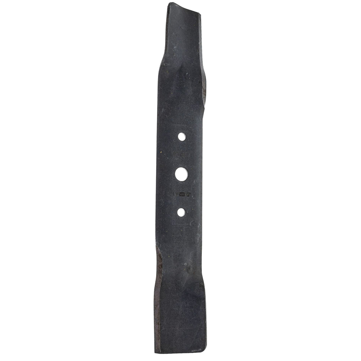 John Deere GX20250 blade edge closeup highlighting sharp cutting edge.