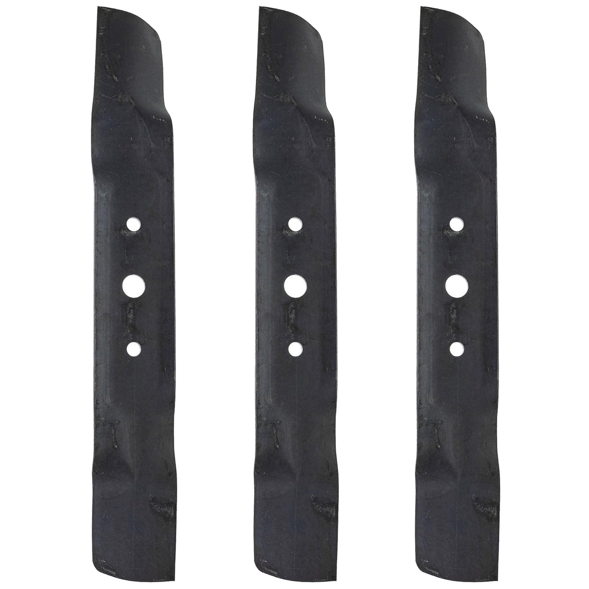 John Deere GX20250 blades pack-3 for L120/L130 decks with long-lasting edge.