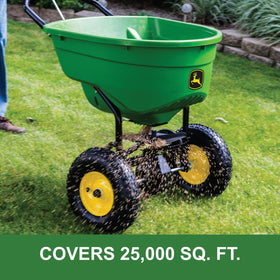 John Deere heat-treated gears housed in plastic enclosure for corrosion resistance