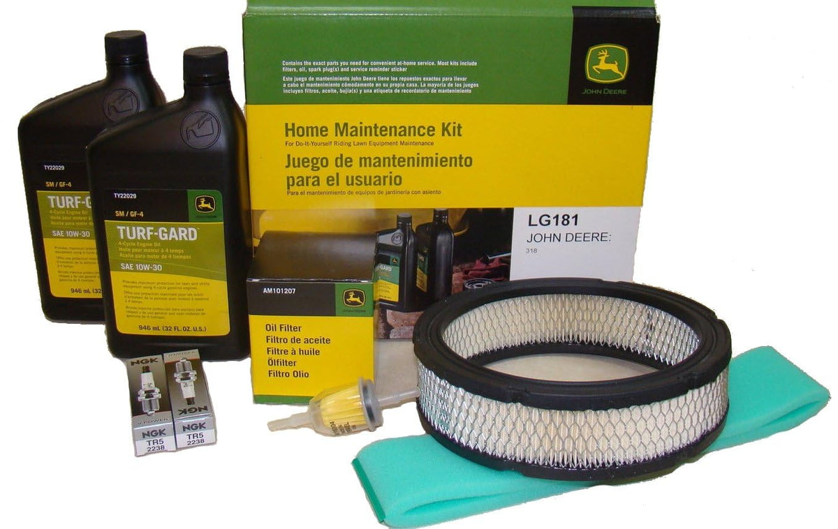John Deere LG181 filter kit in-use shot conveys ease of maintenance.
