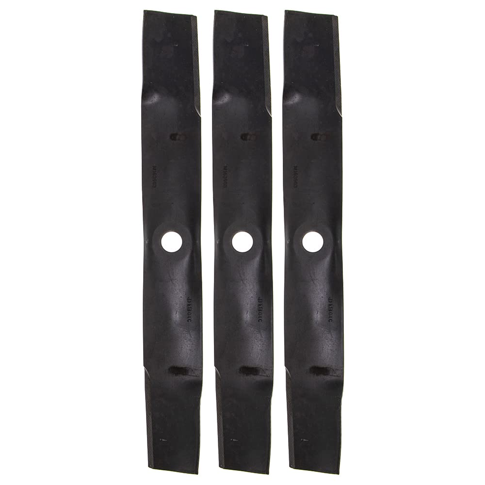 John Deere M163983 3-pack blades for precise lawn mowing