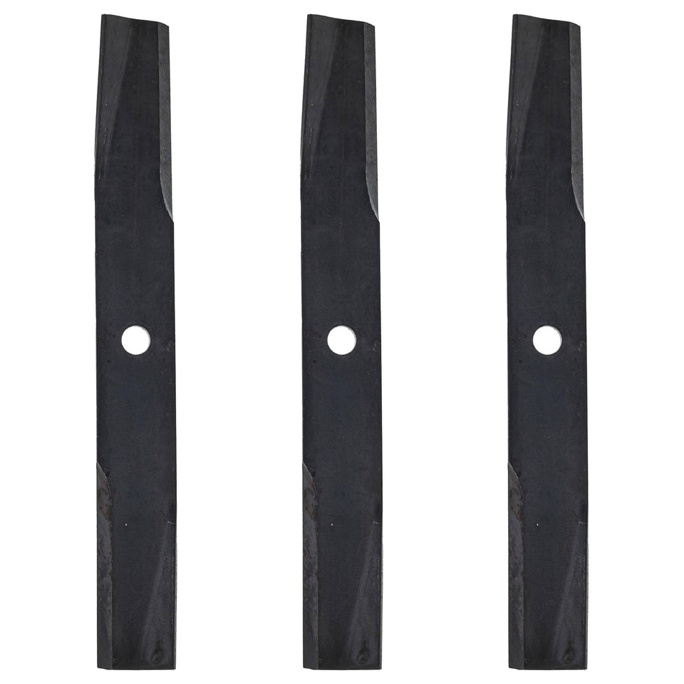 John Deere M41967 blades packaging shows OEM replacement quality.