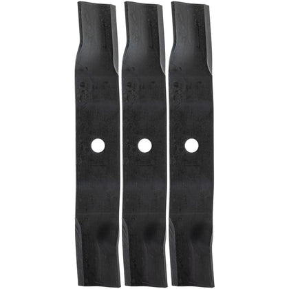 John Deere OEM blades TCU30317, pack of three, designed for a durable edge on 54-inch decks