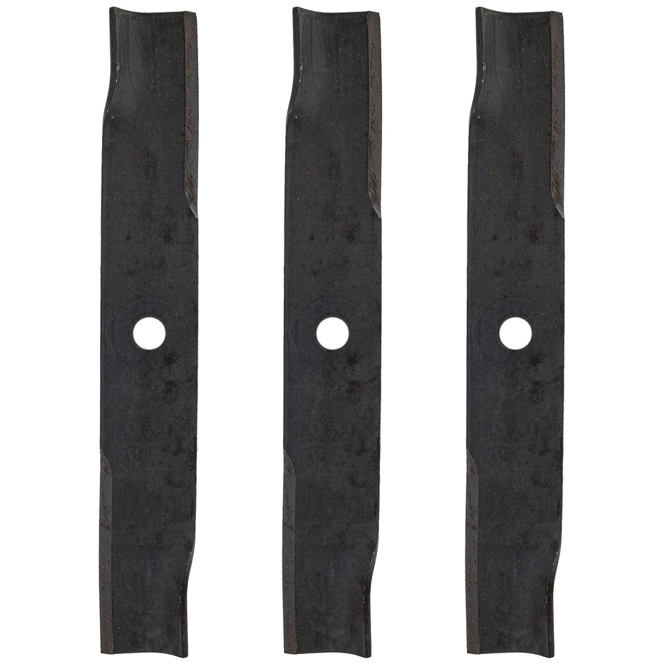 John Deere OEM M135589-3 pack blades with high-lift design.