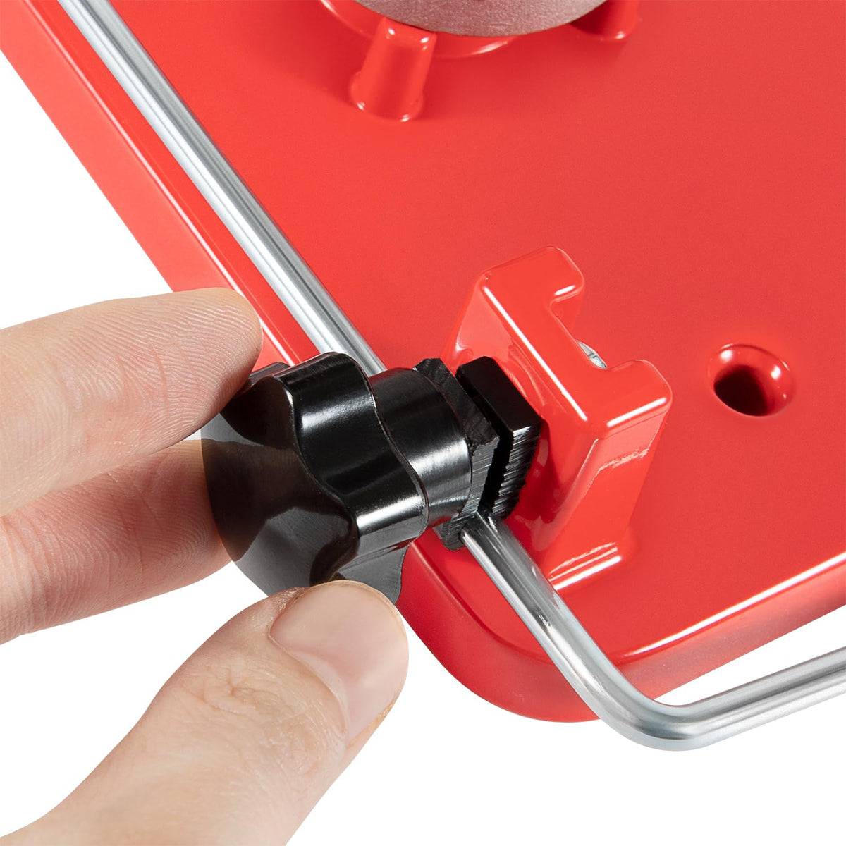 johntruck balancing rod measures blade bend for accurate assessment.