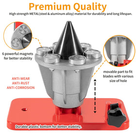 johntruck blade balancer husqvarna-compatible reduces vibration risk during operation.