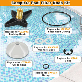 JohnTruck CX900DA knob kit packaging for replacement parts.