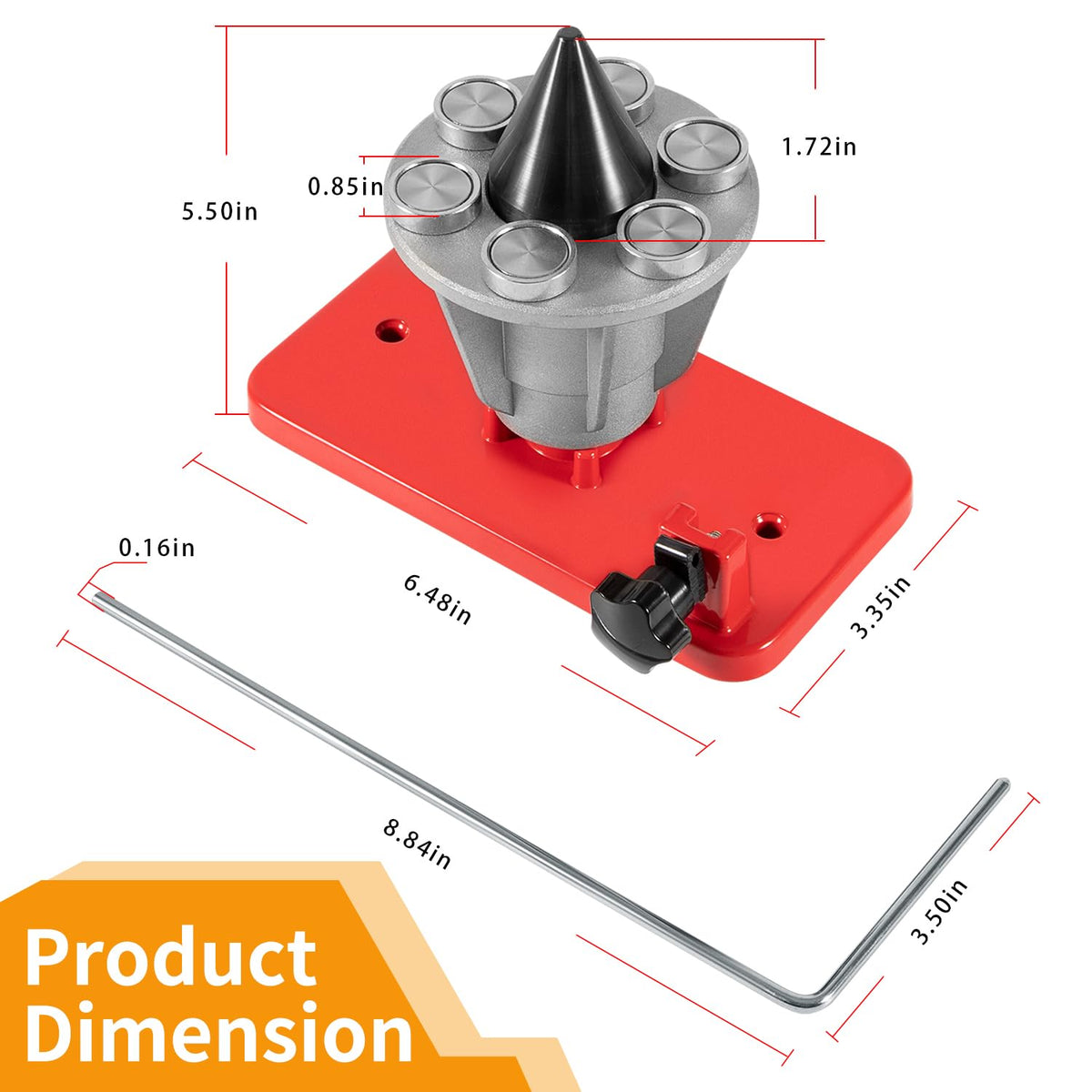 johntruck high-strength magnets enhance stability when balancing blades.
