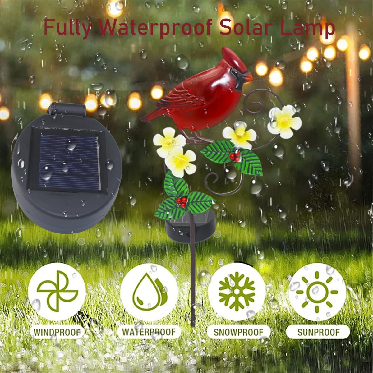 Johoxton solar light grave decoration offers a respectful, soft glow for memorial spaces.