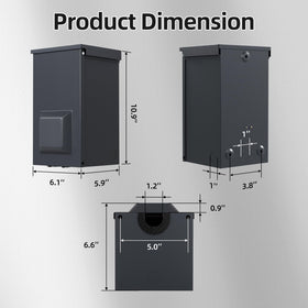 Joinfworld weatherproof cover protects terminals when not in use.