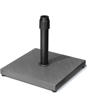 JOINHOM 45lbs base with concrete-filled design boosts stability for outdoor umbrellas.