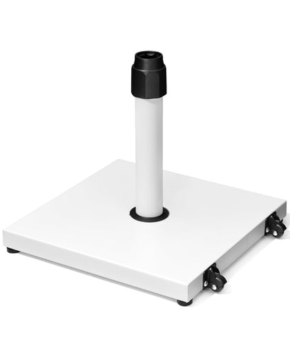 JOINHOM 45lbs umbrella base side view shows stable deck support