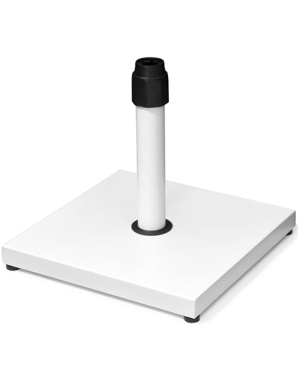 JOINHOM umbrella base close-up showing concrete-filled interior for stability