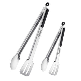 Joinkitch 16-inch grilling tongs for sturdy flips during outdoor cooking