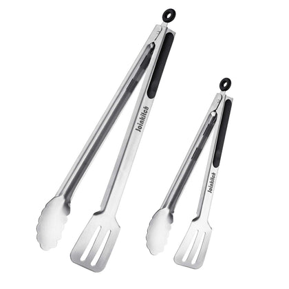 Joinkitch 16-inch grilling tongs for sturdy flips during outdoor cooking