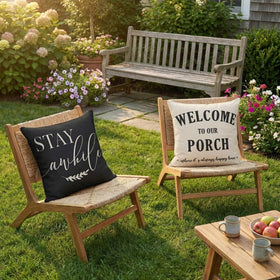 JOJOGOGO beige pillow cover complements farmhouse and indoor spaces