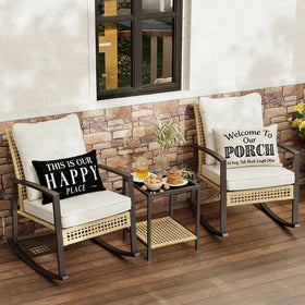 JOJOGOGO pattern-on-one-side lumbar cover boosts curb appeal on any porch