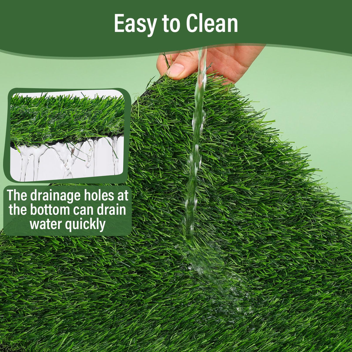 Jollidecor washable nest pad ready for easy cleaning and reuse.