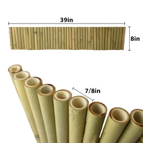 Jollybower easy-installation bamboo edging simplifies borders around paths.