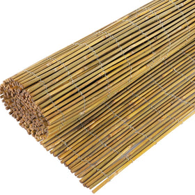 Jollybower bamboo fence roll 6ft by 8ft for natural garden privacy.