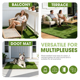 JOLLYDAY easy-clean grass with soap-and-water care for hygienic spaces.