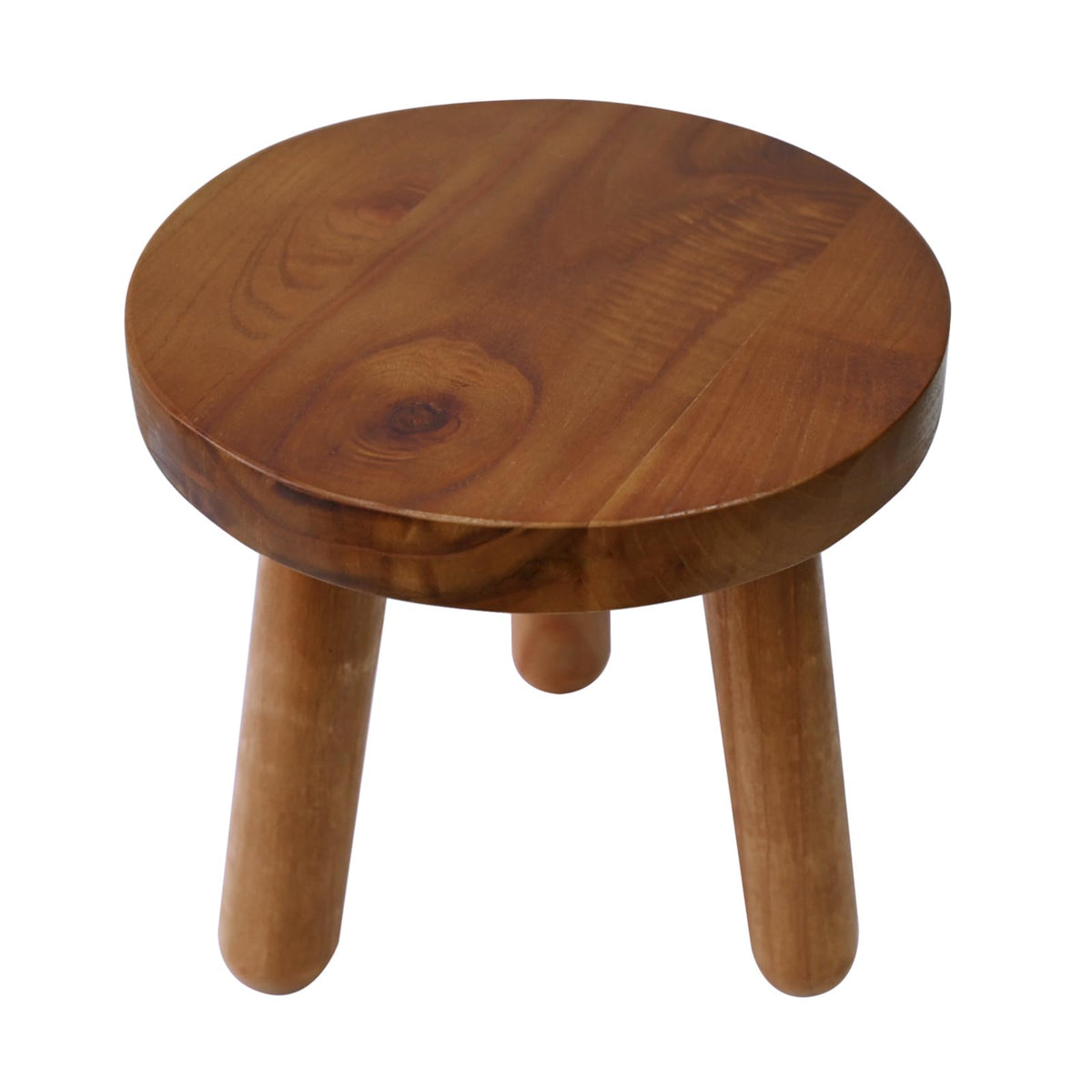 JOLLYMER durable teak stool blends with timeless styles.