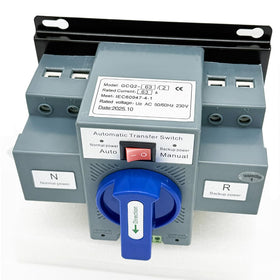JONAS C dual-power changeover for RVs, data centers, and emergency systems.