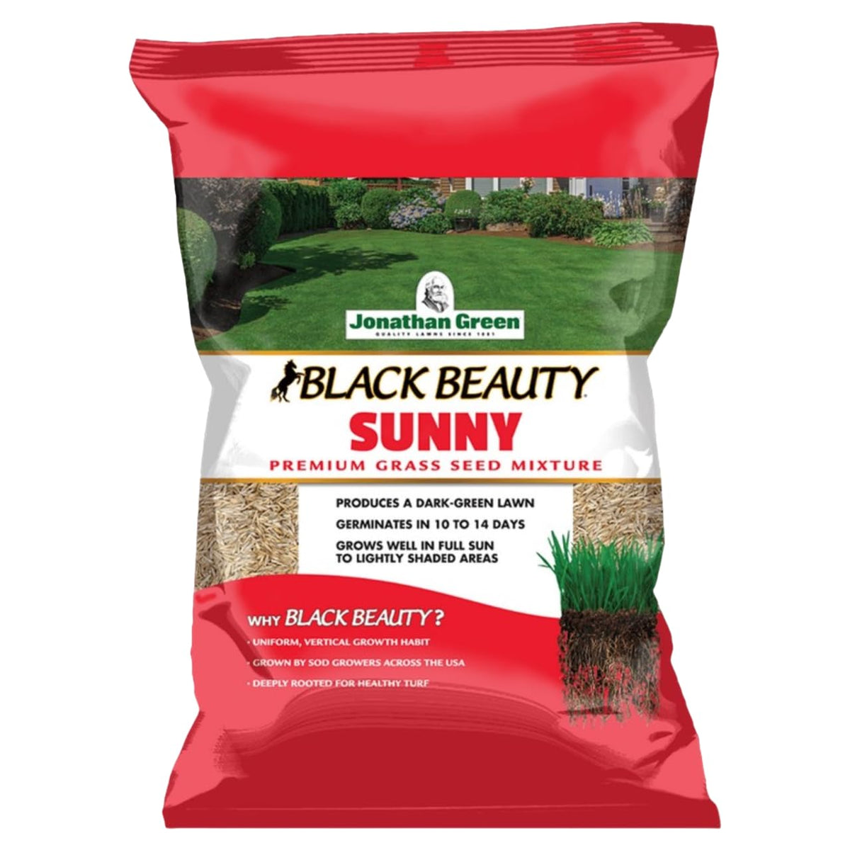 Jonathan Green 7-lb full sun grass seed bag for durable lawn growth
