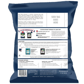 Jonathan Green seed bag label highlights Pennsylvania-ready mix for dense, dark-green turf.