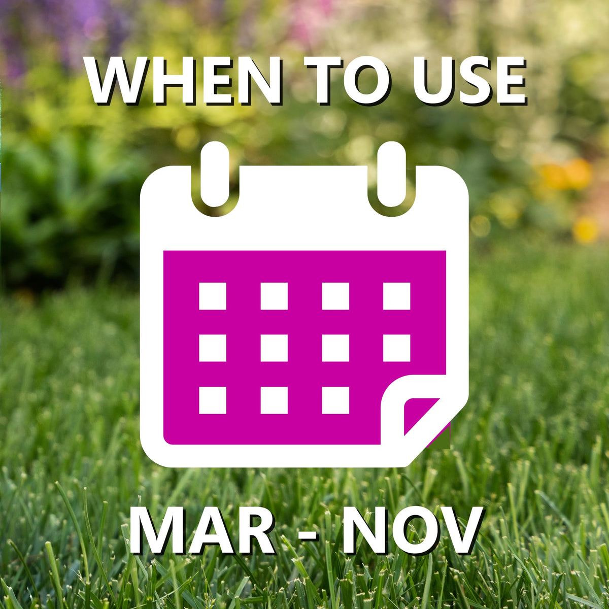 Jonathan Green Season-Long Weed Preventer protects ornamental plants around lawns.