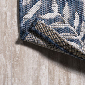 Jonathan Y flatweave polypropylene rug material shown up close.