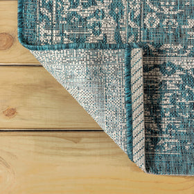 Jonathan Y flat-weave rug in polypropylene for simple maintenance
