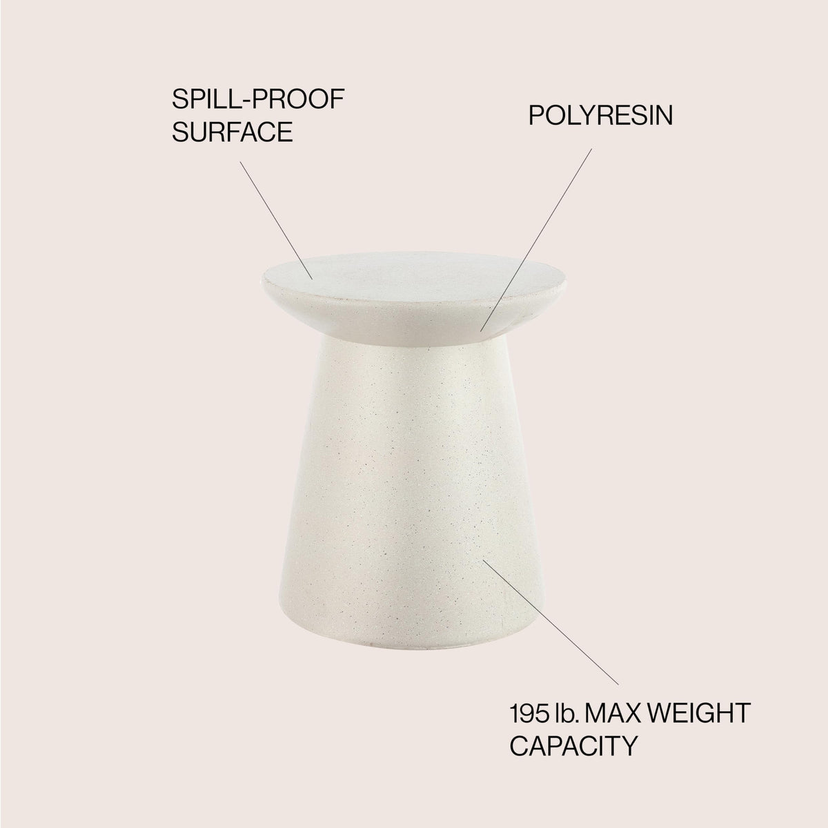Jonathan Y Hollie indoor-outdoor setup with geometric silhouette for modern patios