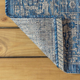 Jonathan Y Weave Floral rug for patio setup adds color and comfort to outdoor spaces.