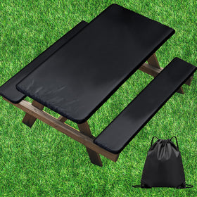Jonyproo picnic table cover on a 72x30 table for tidy outdoor dining.