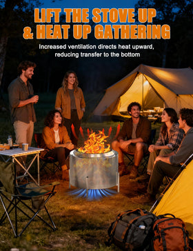 Joqepy portable design ideal for patio and camping