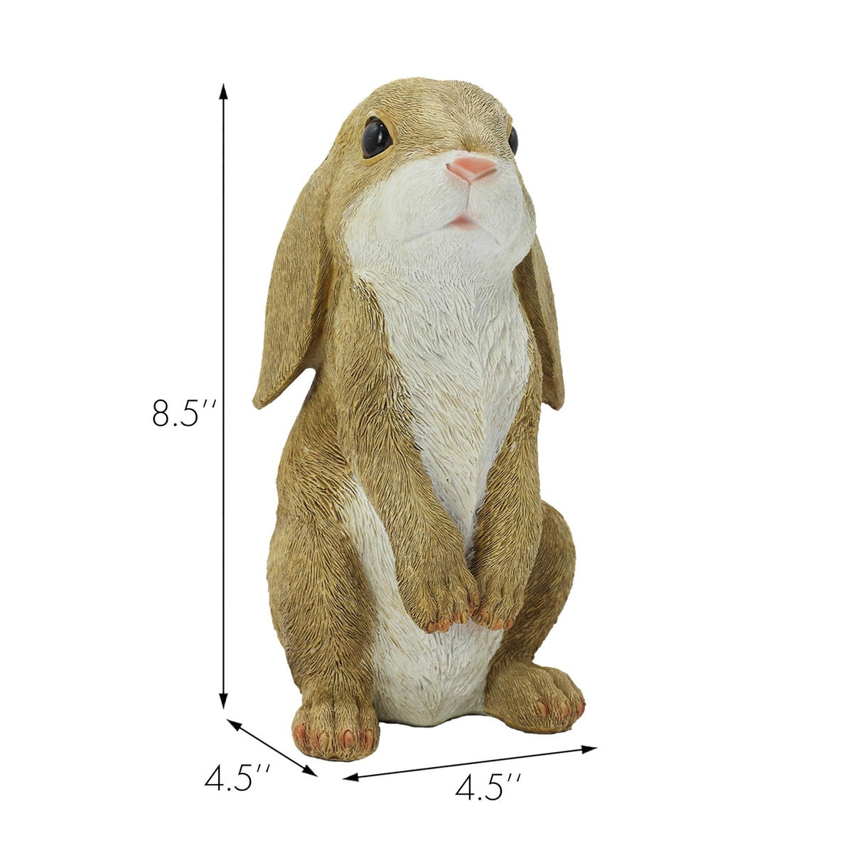 JORAE curious Easter bunny outdoor statue adds playful charm to patios.