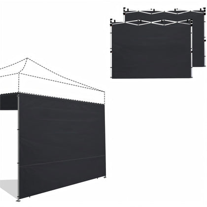 Joramoy canopy sidewall 3-pack offers waterproof protection for outdoor events.