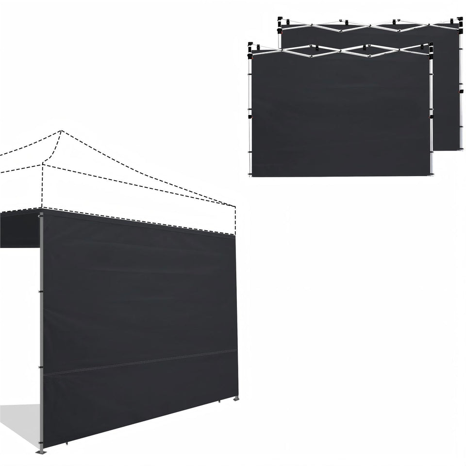 Joramoy canopy sidewall 3-pack offers waterproof protection for outdoor events.