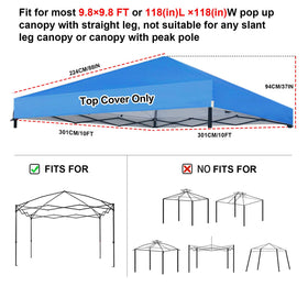 Joramoy canopy top corner loops enable quick, secure installation.