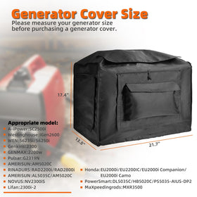 Joramoy generator cover open-side view highlights easy access for monitoring.