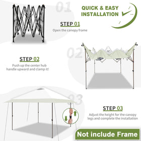 Jorohiker vented top design improves airflow for outdoor gatherings