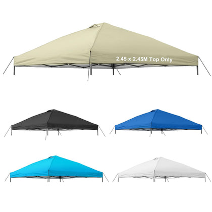Jorohiker 8x8 canopy top cover waterproof for outdoor shade and rain protection.