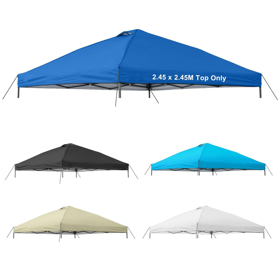 Jorohiker 8x8 canopy top, top view for durable UV protection
