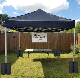 Jorohiker outdoor event weights stabilizing tents and canopies.