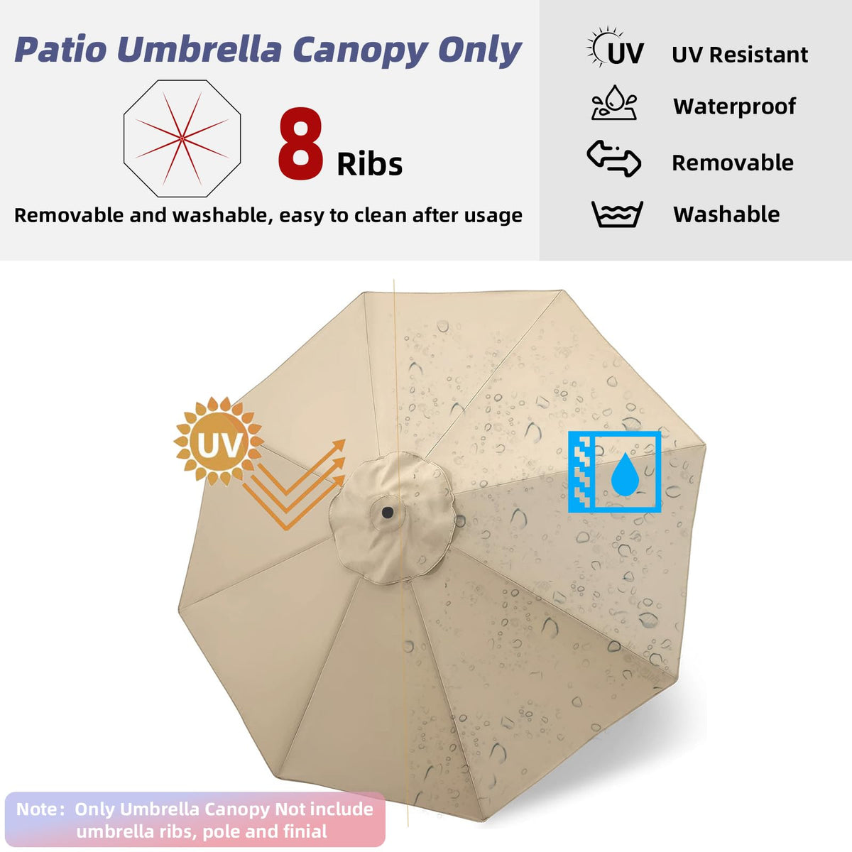 Jorohiker UPF 50+ fabric blocks sun while maintaining airflow for cooler shade