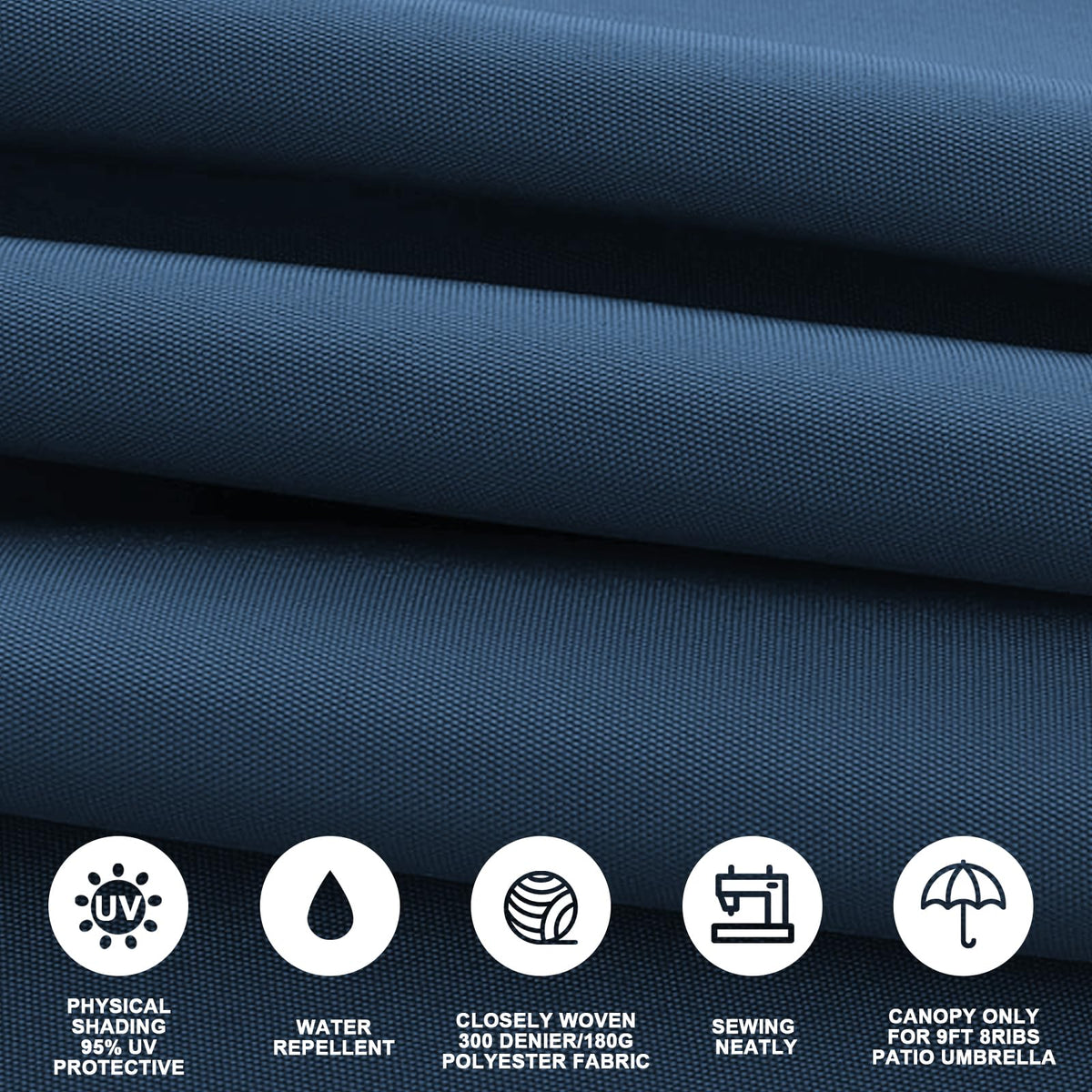 Jorohiker UV-resistant canopy ready for sun and rain in any season.