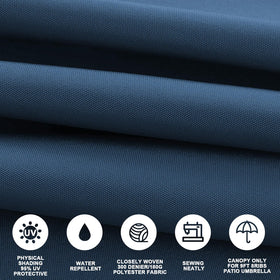 Jorohiker UV-resistant canopy ready for sun and rain in any season.