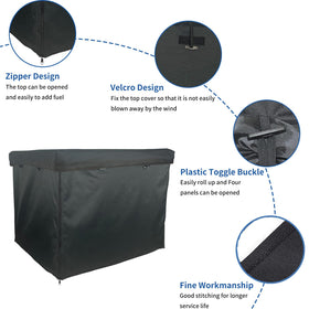 Jorohiker windproof zipper design secures cover against gusts